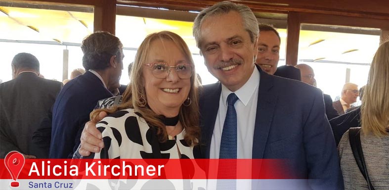 Alicia Kirchner y Alberto Fernández