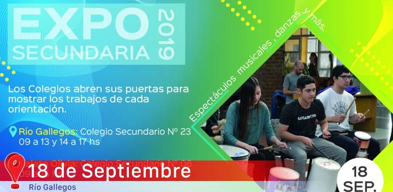 Por 1º vez realizarán una Expo que reunirá secundarios provinciales