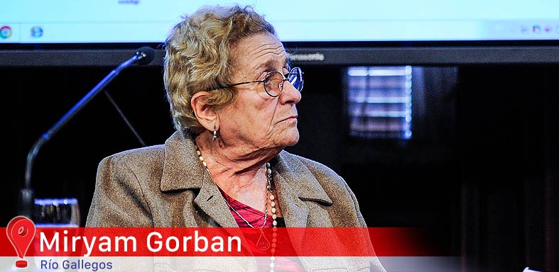 Miryam Gorban en Río Gallegos