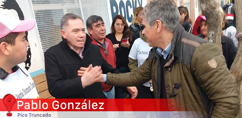 Pablo González en Pico Truncado
