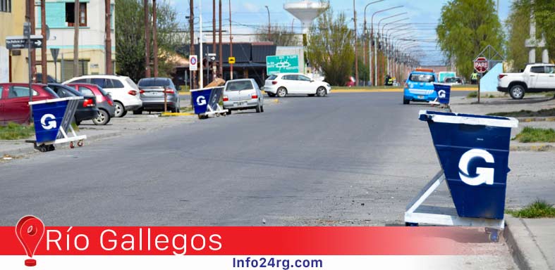 Contenedores de basura Río Gallegos