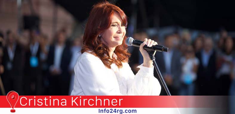 Cristina en Plaza de Mayo