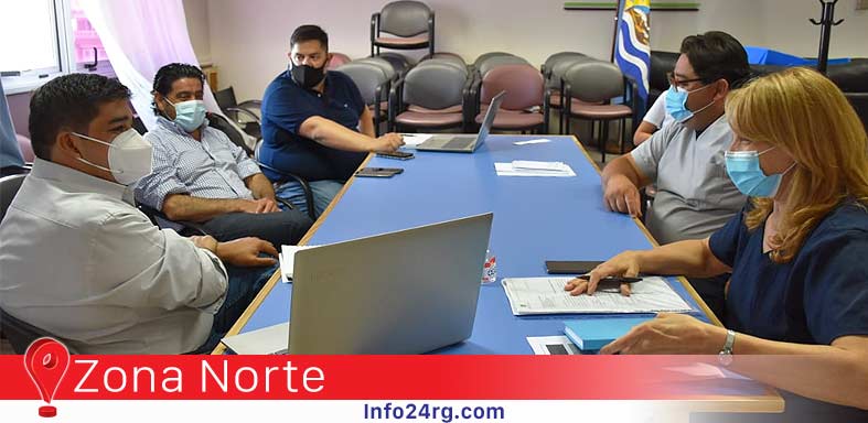 El ministro de salud recorrió y analizó la situación epidemiológica de Caleta Olivia