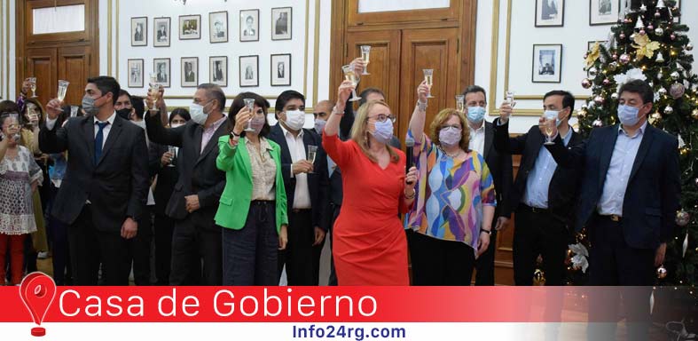 Grasso participó de brindis