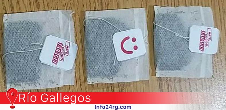 drogas dentro de saquitos de té