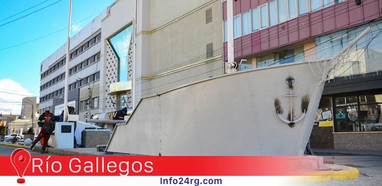  estructura que recrea el buque “Villarino”