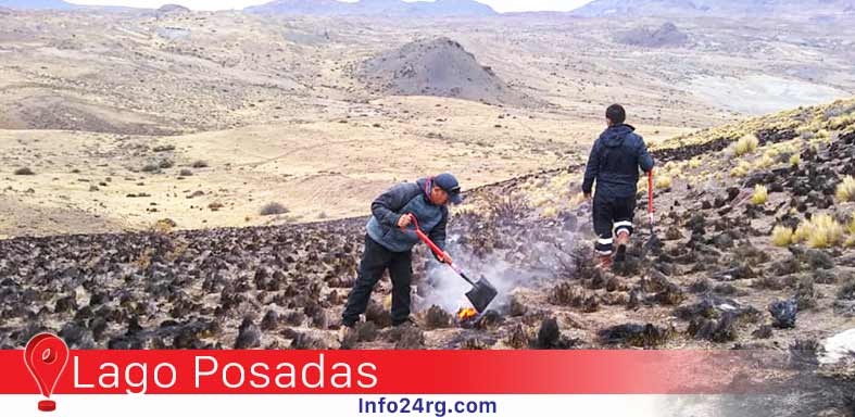 Incendio Lago Posadas