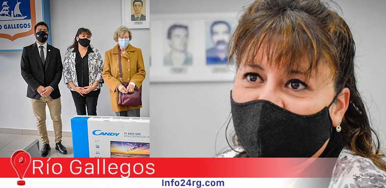 10 contribuyentes recibieron un Smart TV de 43 pulgadas por estar al día