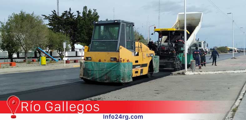 Asfalto en Costanera