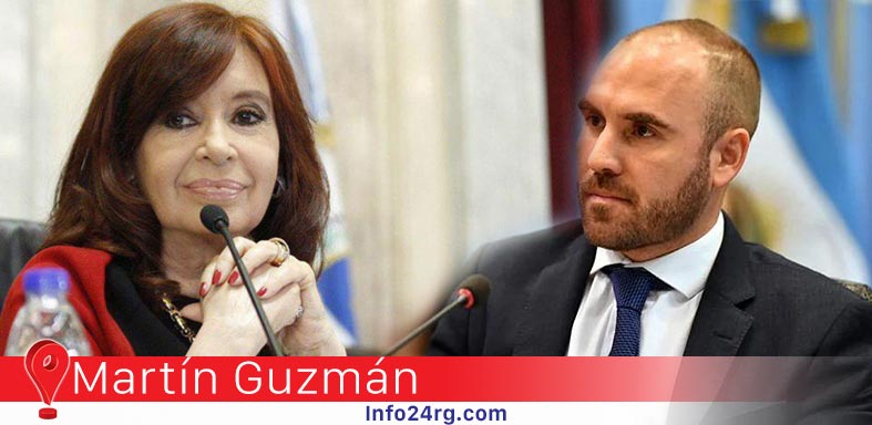 Cristina dispara y el ministro Guzmán