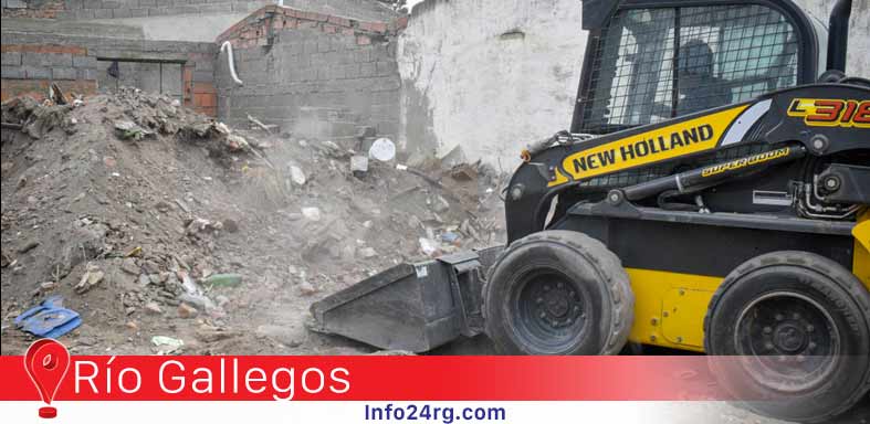 minibasural de terreno baldío