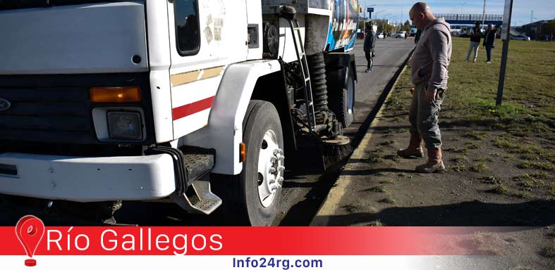 volvió a trabajar la barredora vial