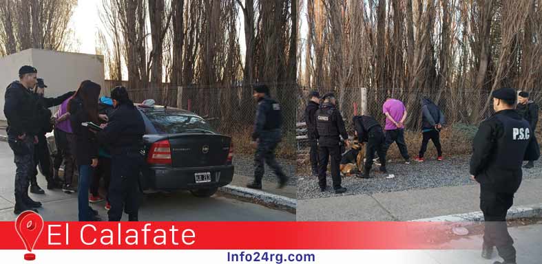 Detenidos con drogas el Calafate