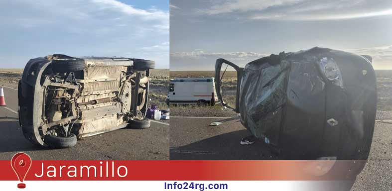 Vuelco con múltiples heridos en la Ruta 281