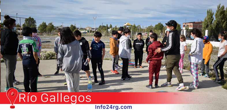 Natación y juegos al aire libre