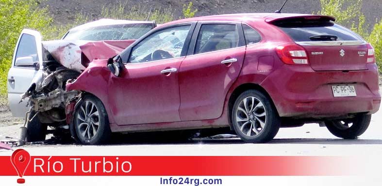 brutal colisión frontal