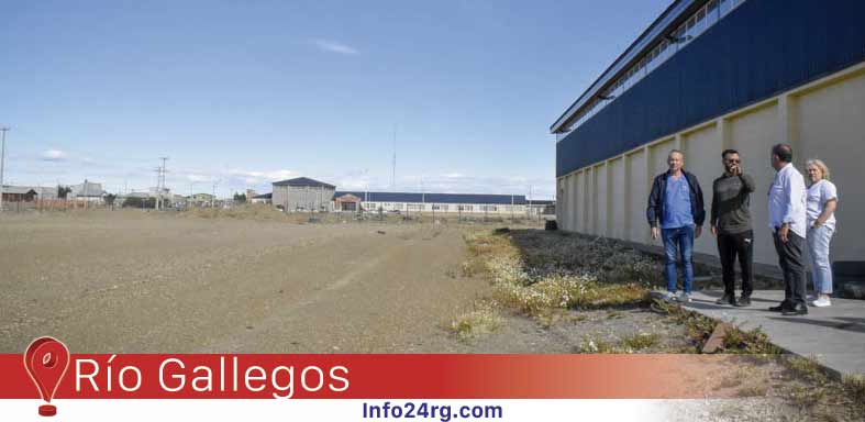 trailers sanitarios al barrio San Benito