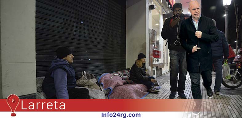 Larreta personas en situación de calle en CABA