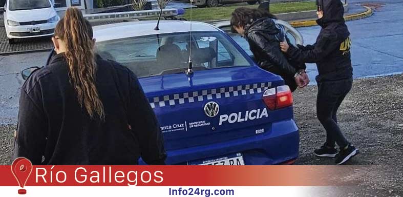 detención de una mujer por extorsión