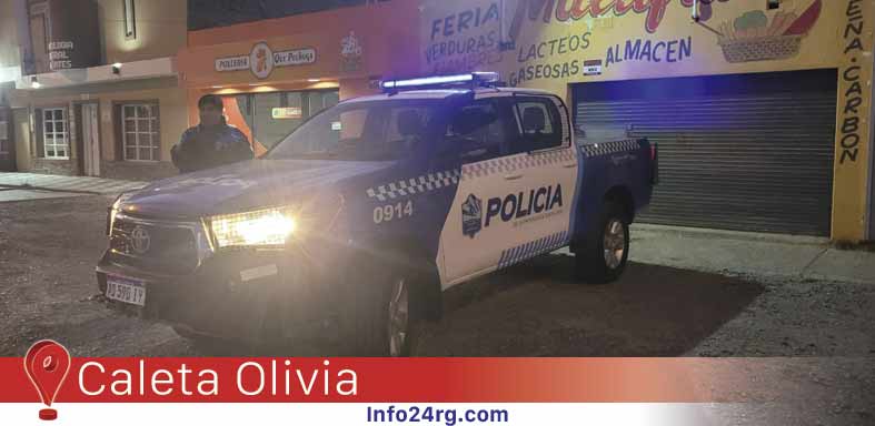 Delincuente roba en una verdulería