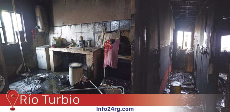 Fuego consume una vivienda del Barrio YCRT