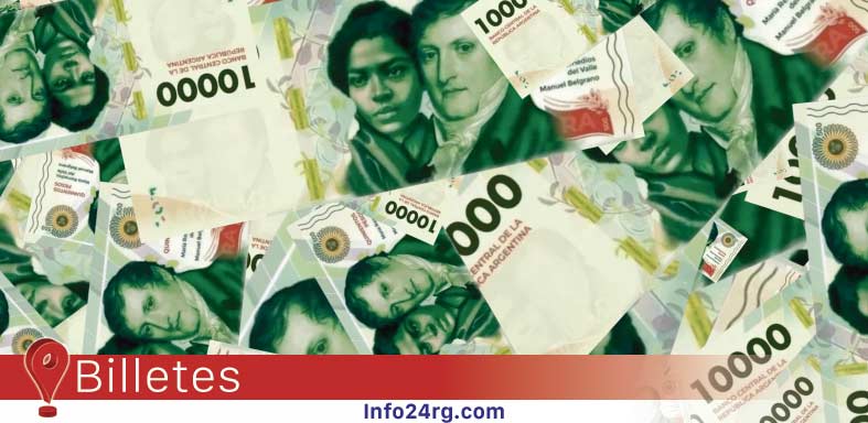 Los billetes de $10.000