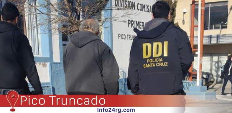 Pico Truncado: Masculino de 68 años detenido