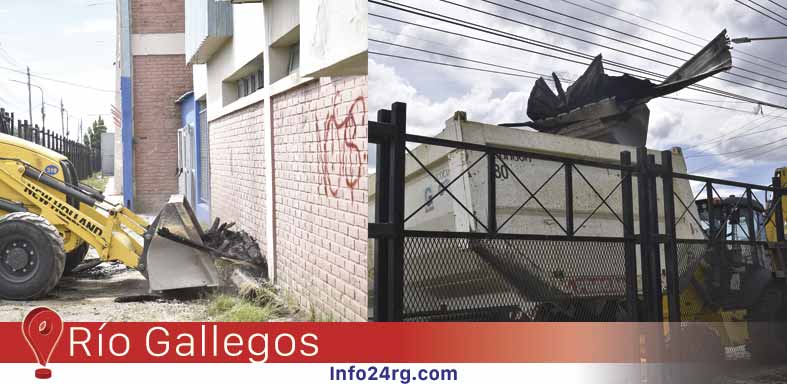Luego del incendio inician labores de limpieza y reconstrucción en el Gimnasio Juan Bautista Rocha