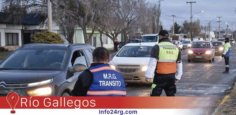 Operativo de control vehicular