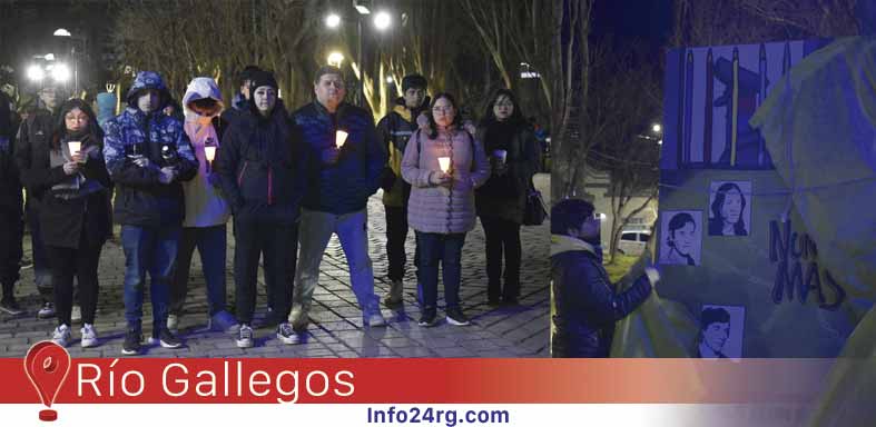 Emotiva vigilia en Río Gallegos