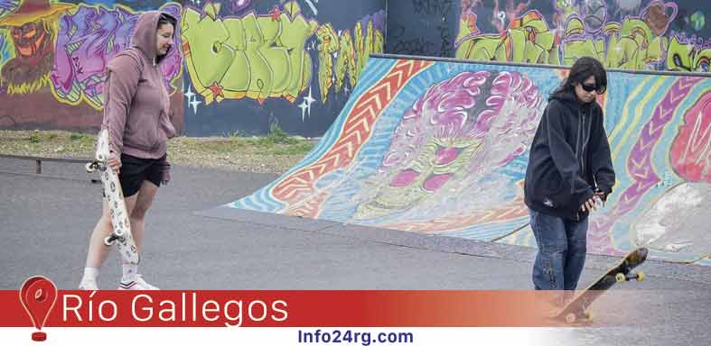 Río Gallegos: Escuela de skate de verano comenzó sus actividades