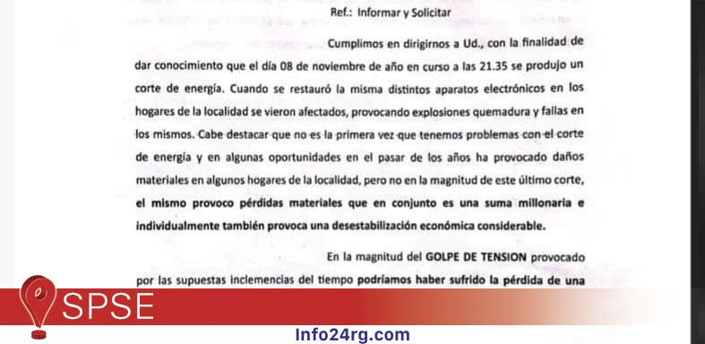 Vecinos reclaman a SPSE por electrodomésticos quemados
