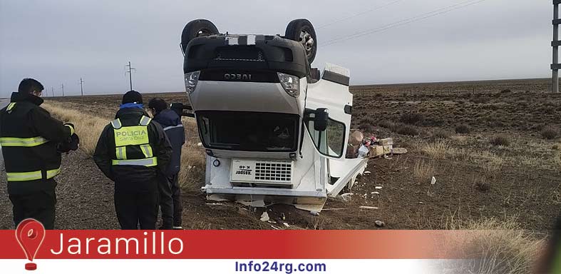 Vuelva un camión debido a la escarcha