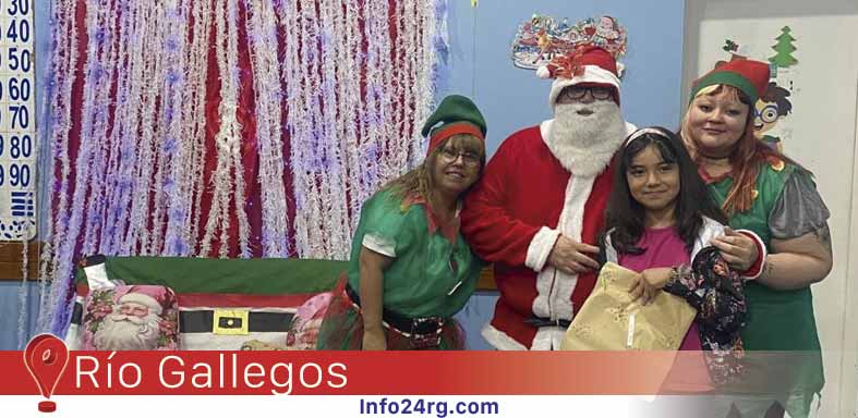 Una Tarde de Juegos y Alegría: Papá Noel visitó el Centro Integrador N.º 5