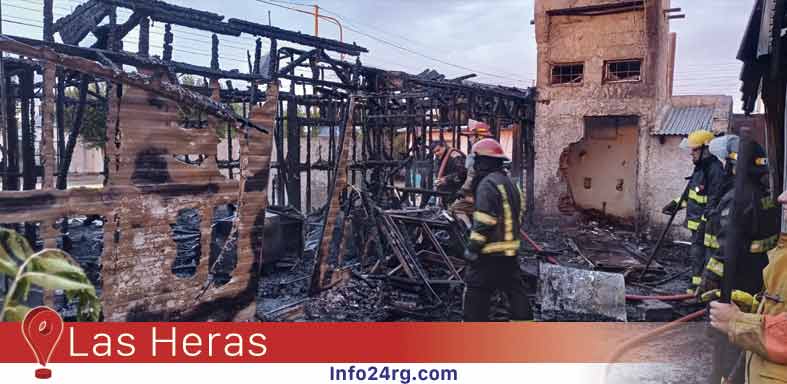 Incendio en Las Heras