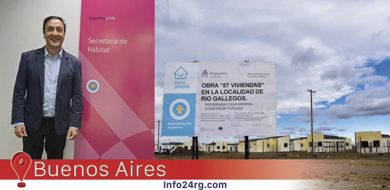 Buenos Aires: Pablo Grasso busca soluciones habitacionales con autoridades nacionales