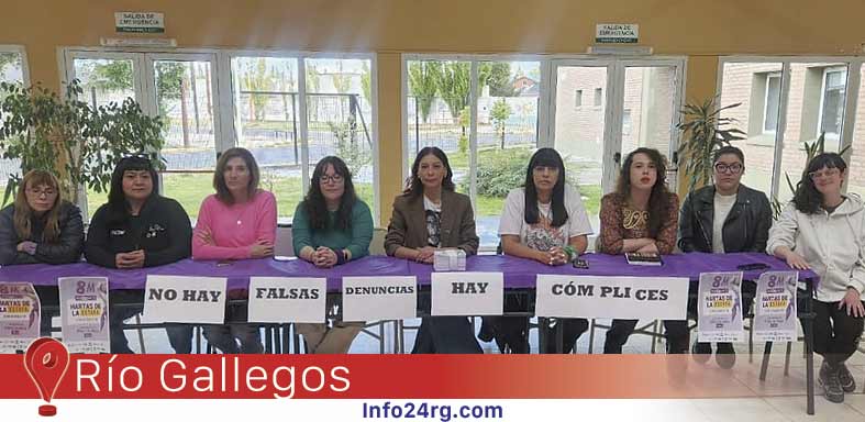 Sin pan y sin trabajo no hay futuro: El 8M en Río Gallegos se moviliza contra Javier Milei y Claudio Vidal
