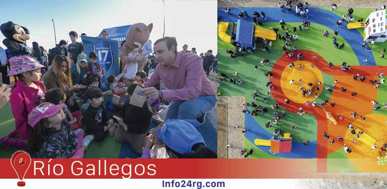 Río Gallegos le gana al ajuste con ternura: se inauguró un parque temático para niños