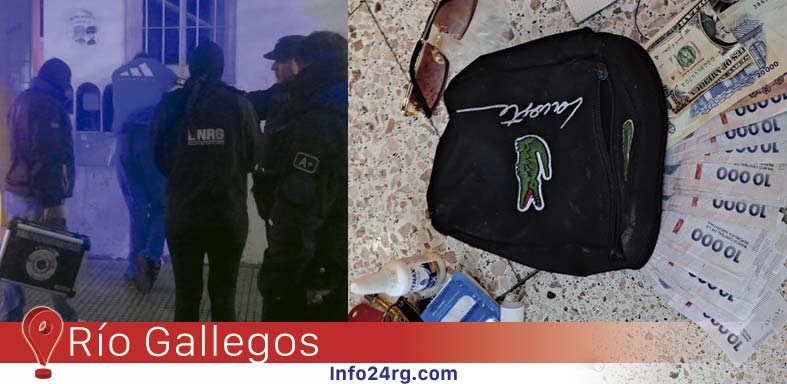 Río Gallegos: Intentó huir, arrojó una riñonera con cocaína 