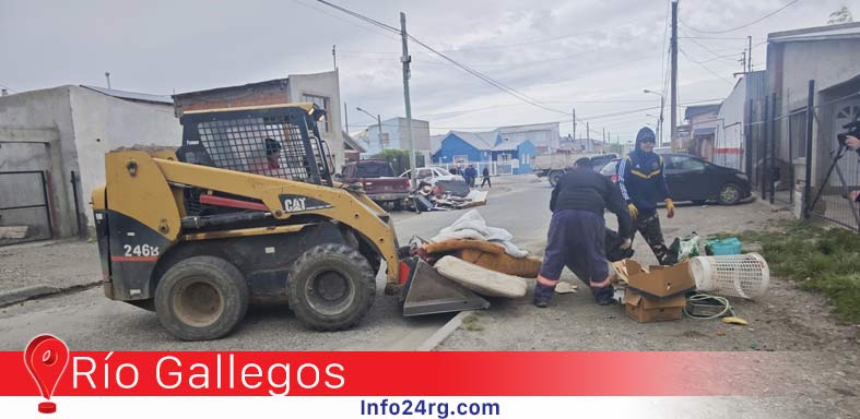 siguen las obras municipales en Río Gallegos