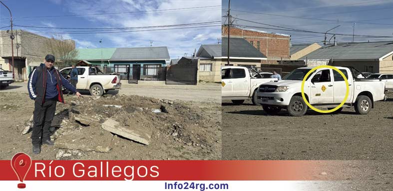 Vialidad Provincial rompió desagües en Río Gallegos: