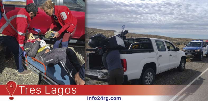 Motociclista accidente