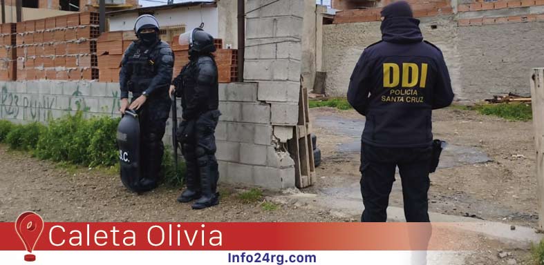 megaoperativo en caleta olivia