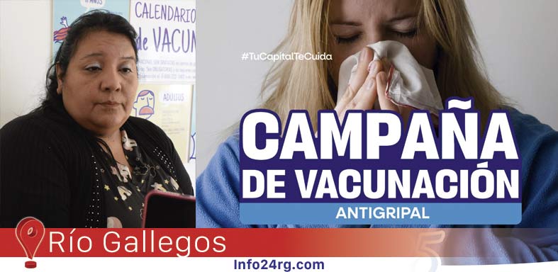 Río Gallegos: Aplican vacunas antigripales