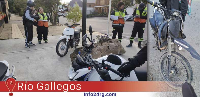3 motocicletas secuestradas