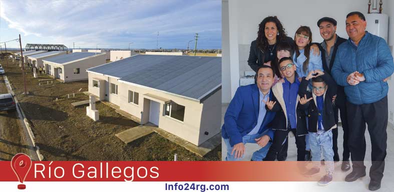 la Municipalidad de Río Gallegos entregó viviendas