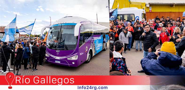 Pablo Grasso presentó un colectivo de última generación