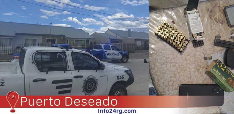 Ataque a tiros en Puerto Deseado