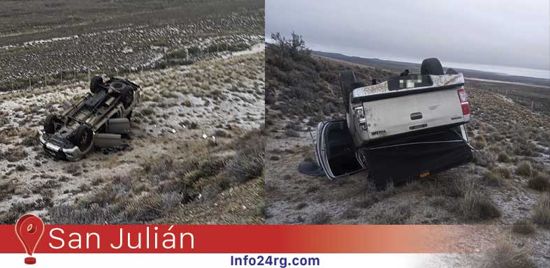 Vuelco Puerto San Julián