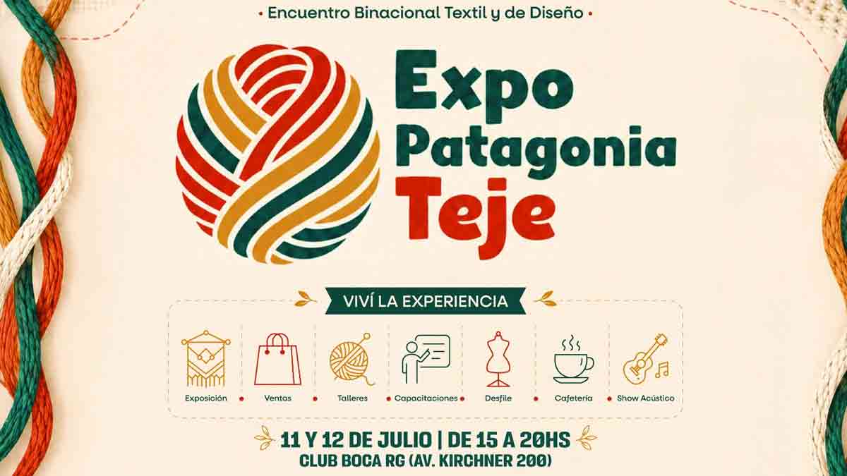 “Patagonia Teje” llega al Club Boca con entrada libre y gratuita